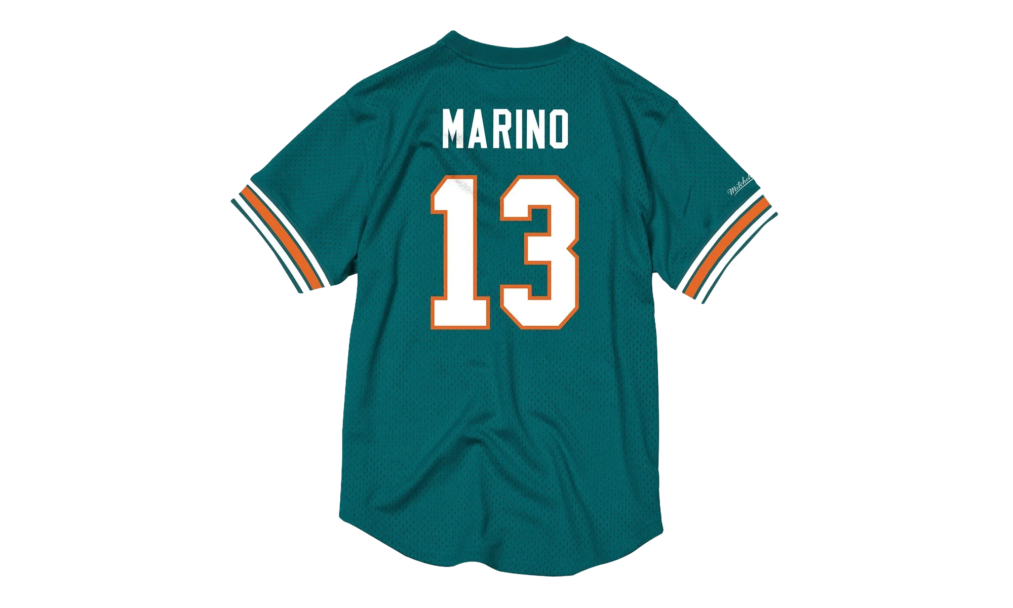 NFL Name & Number Mesh Crew Neck Shirt "Miami Dolphins - Teal" NNMPMG18061 MDOTEAL94DMA - Image 2