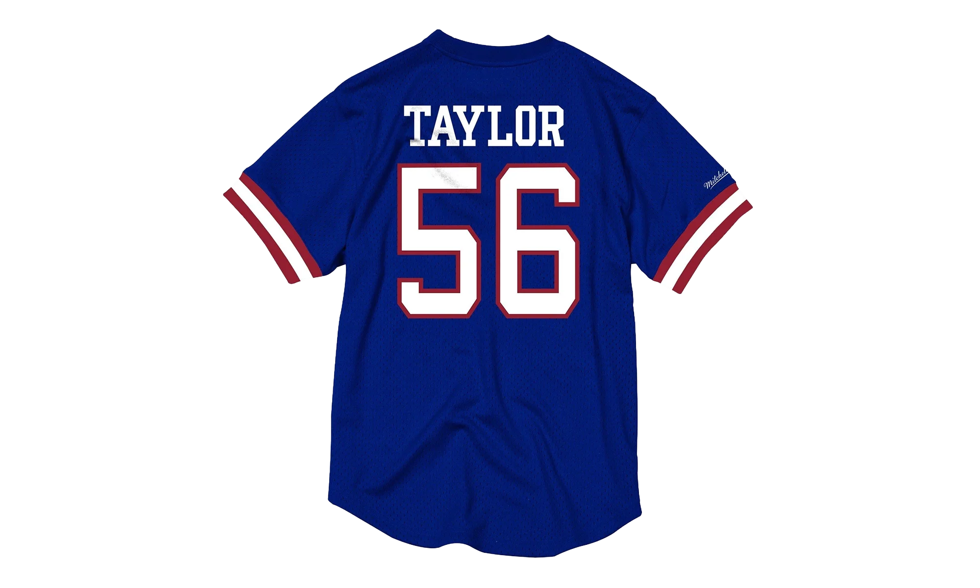 NFL Name & Number Mesh Crew Neck Shirt "New York Giants - Royal" NNMPMG18061 NYGROYA90LTA - Image 2