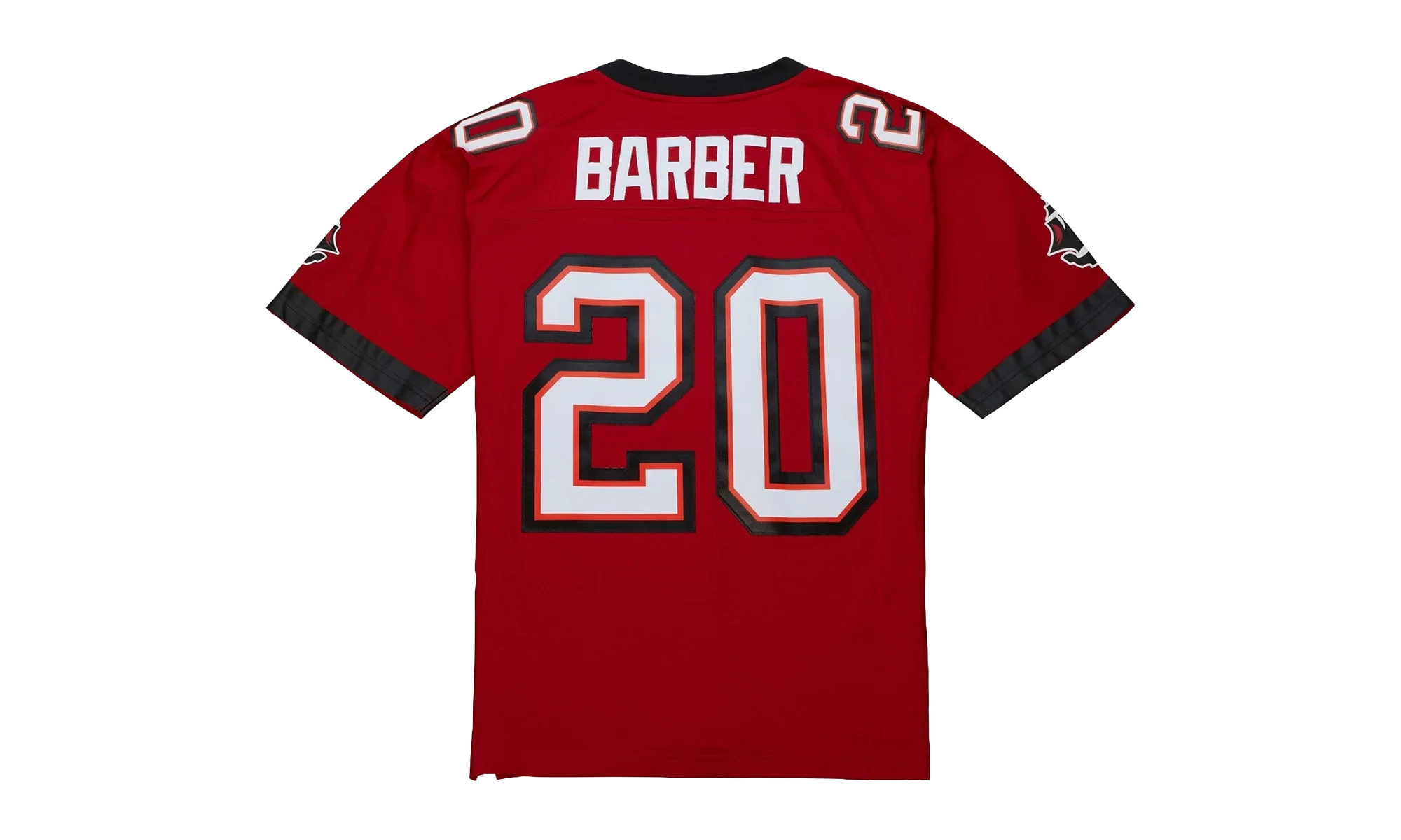 NFL Ronde Barber Dark Jersey "2002 Tampa Bay Buccaneers - Scarlet" LGJY6872 TBB02RBRSCAR - Image 2