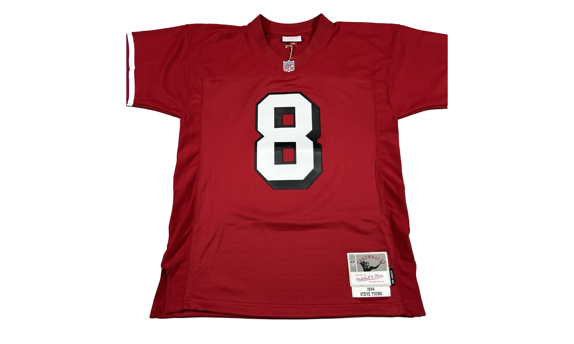 NFL Steve Young Legacy Jersey "1994 San Francisco 49ers - Scarlet" LGJY3194 SF494SYOSCAR - Image 3