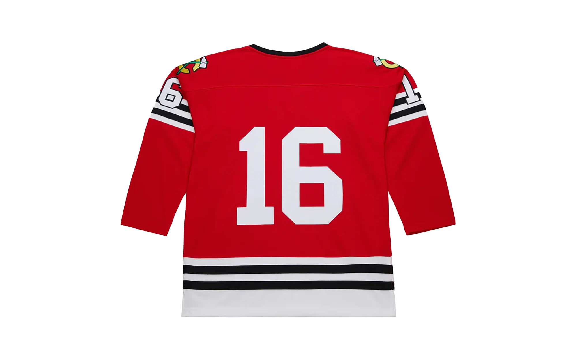 NHL Bobby Hull Dark Jersey "1960 Chicago Blackhawks - Scarlet" JY9065 CBHSCAR - Image 2