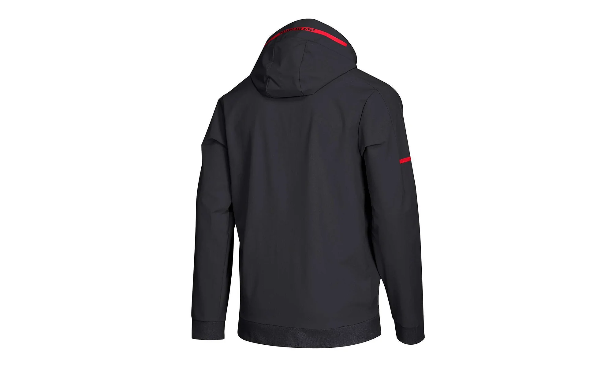NHL Detroit Red Wings Woven Full Zip Hoodie "Black / Red" D77159 - Image 2