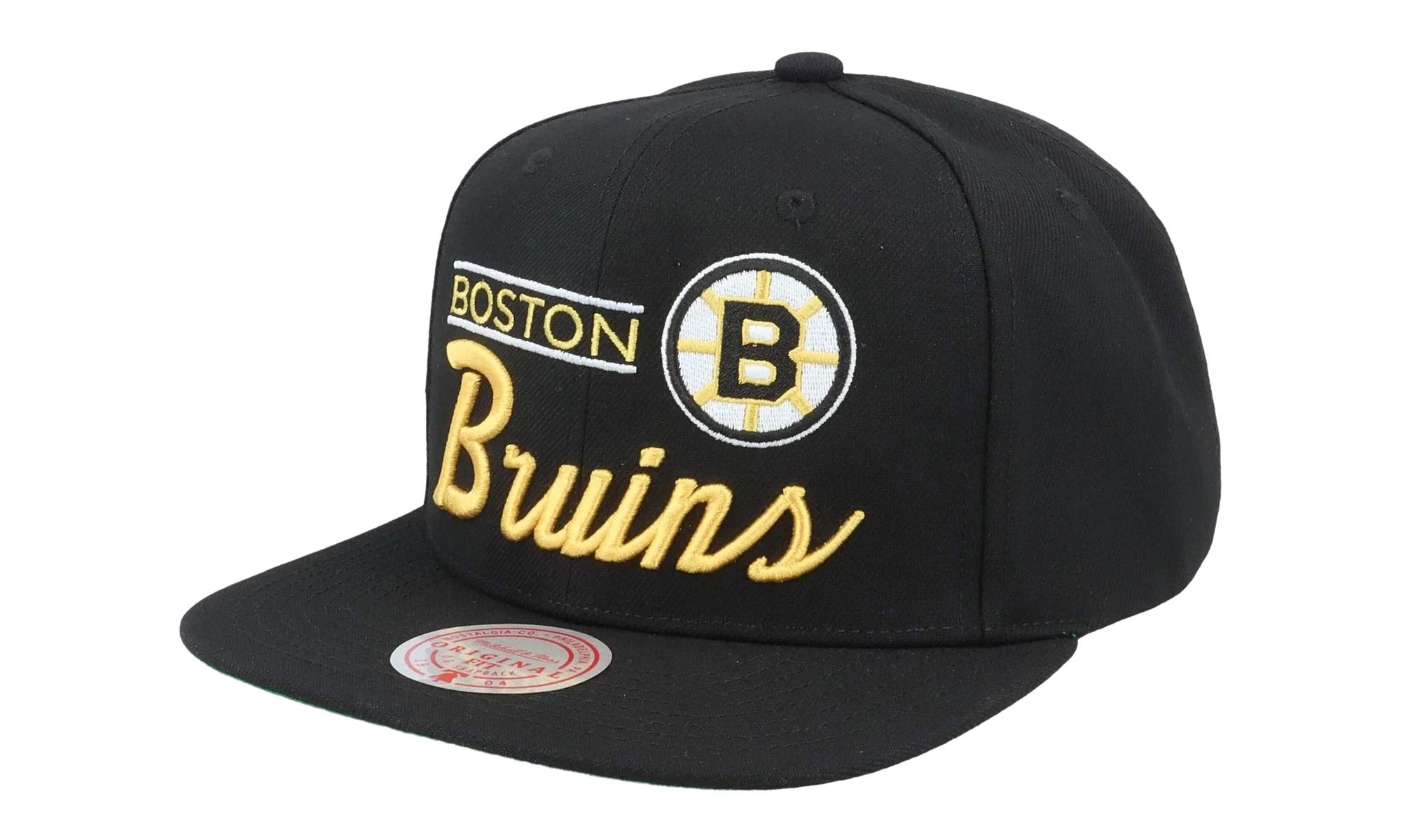 NHL Retro Lock Up Snapback Cap "Boston Bruins - Black" 6HSSLD21213 BBNBLCK - Image 2