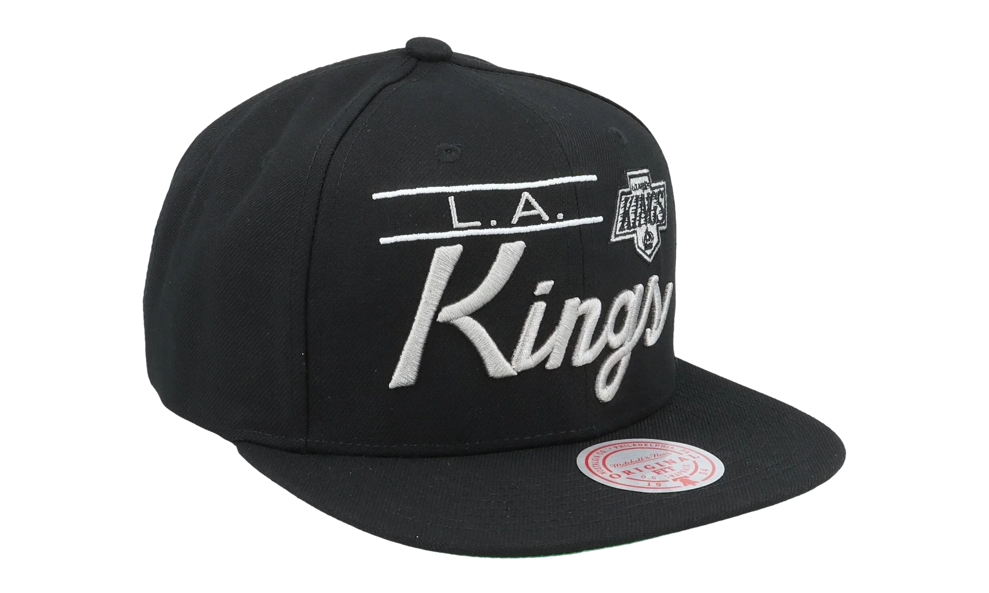 NHL Retro Lock Up Snapback Cap "Los Angeles Kings - Black" 6HSSLD21213 LAKBLCK - Image 2