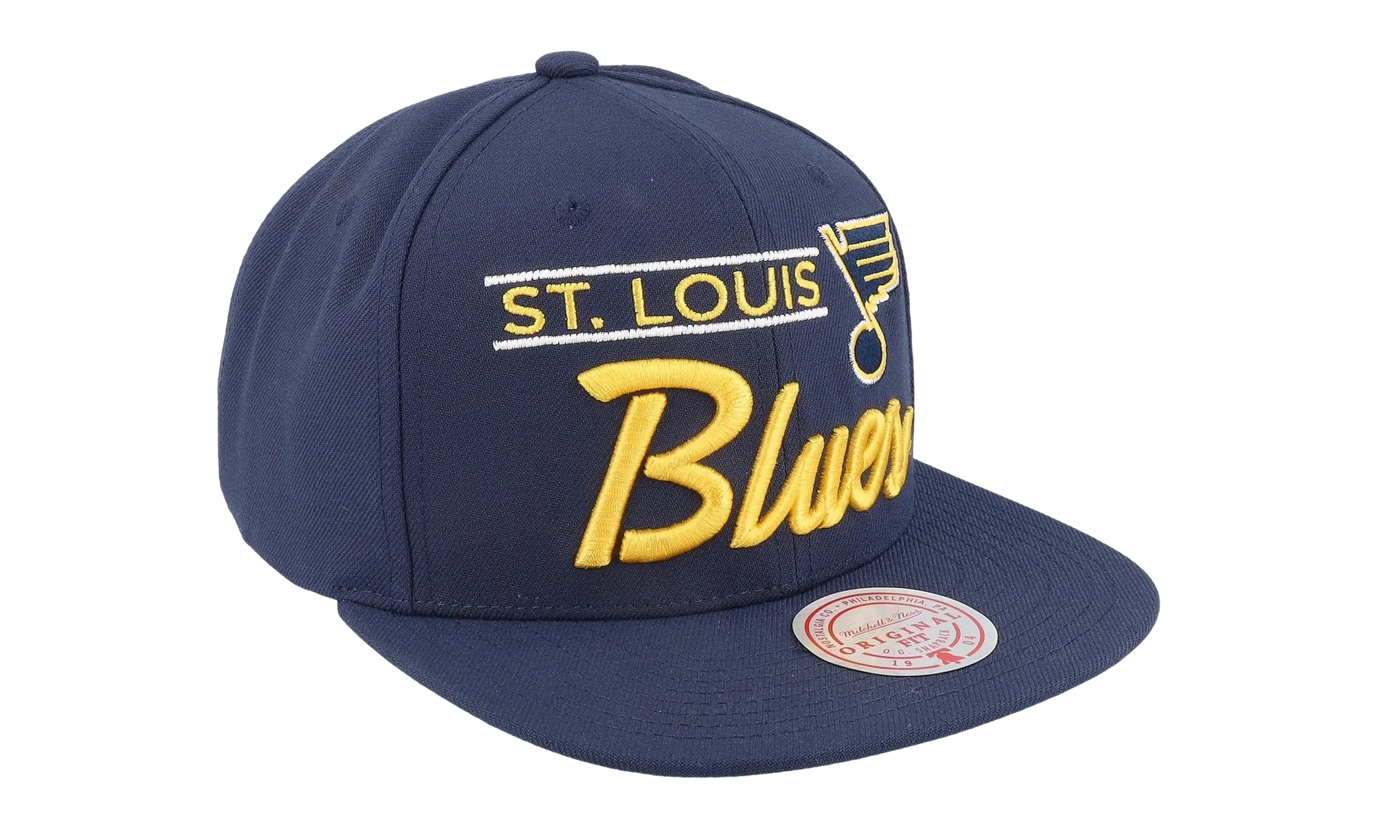 NHL Retro Lock Up Snapback Cap "St. Louis Blues - Blue" 6HSSLD21213 SLUBLUE - Image 2