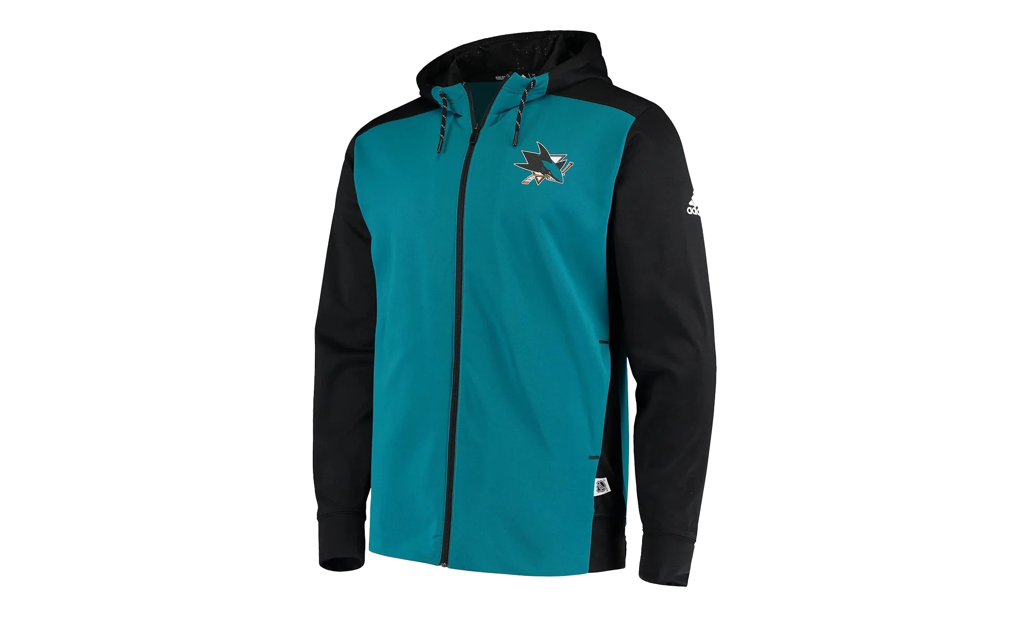 NHL San Jose Sharks Full Zip Hoodie "Teal" DN2838