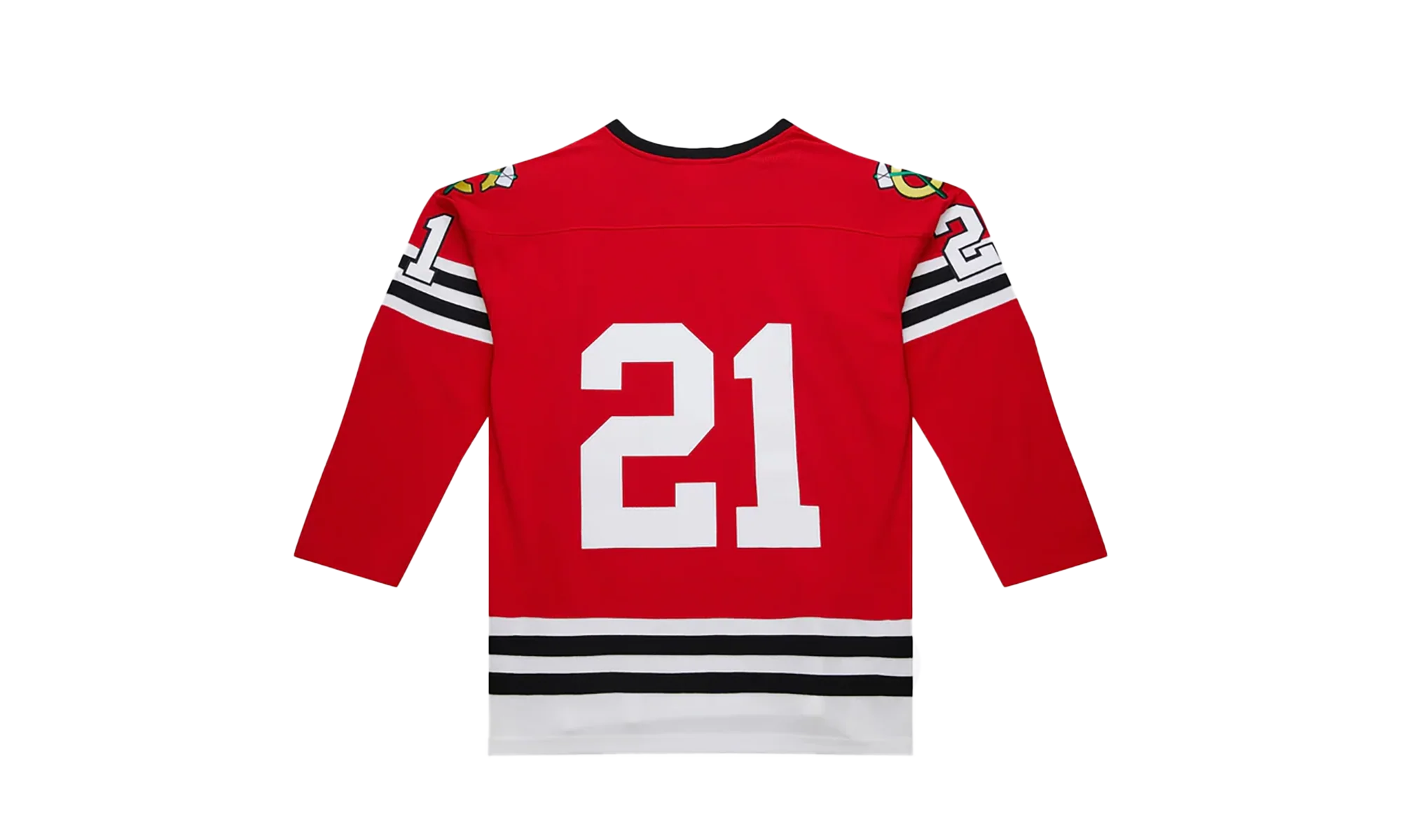 NHL Stan Mikita Dark Jersey "1960 Chicago Blackhawks - Scarlet" JY9064 CBHSCAR - Image 2