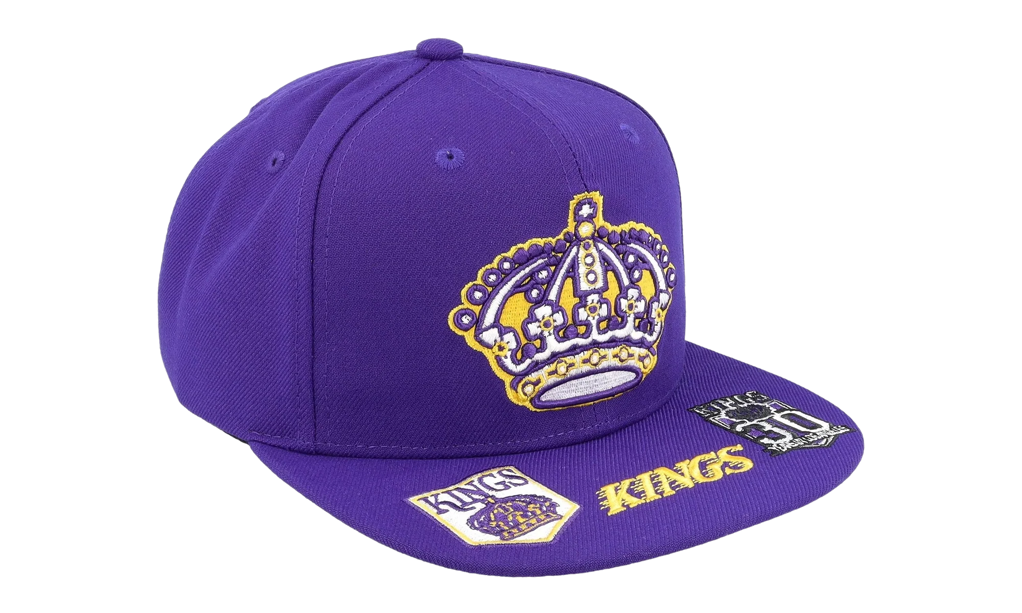 NHL Vintage Hat Trick Snapback Cap "Los Angeles Kings - Purple" 6HSSSH22089 LAKPURP - Image 2