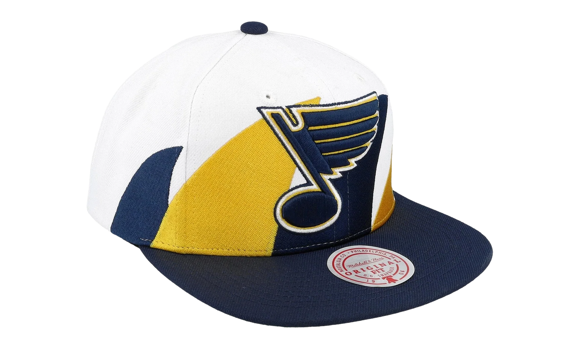 NHL Vintage Sharktooth Snapback Cap "St. Louis Blues - White" 6HSSSH22088 SLUWHIT - Image 2