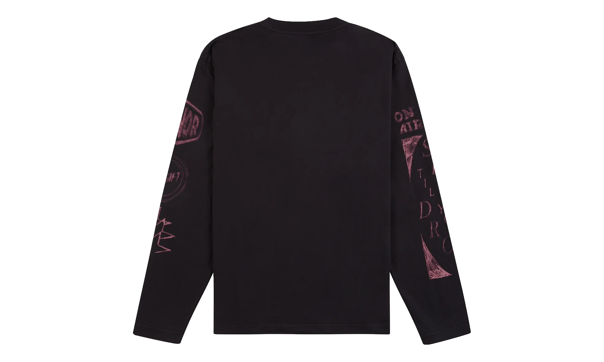Night Skate Long-Sleeve Tee "Black" HTG250498 BLAC - Image 2