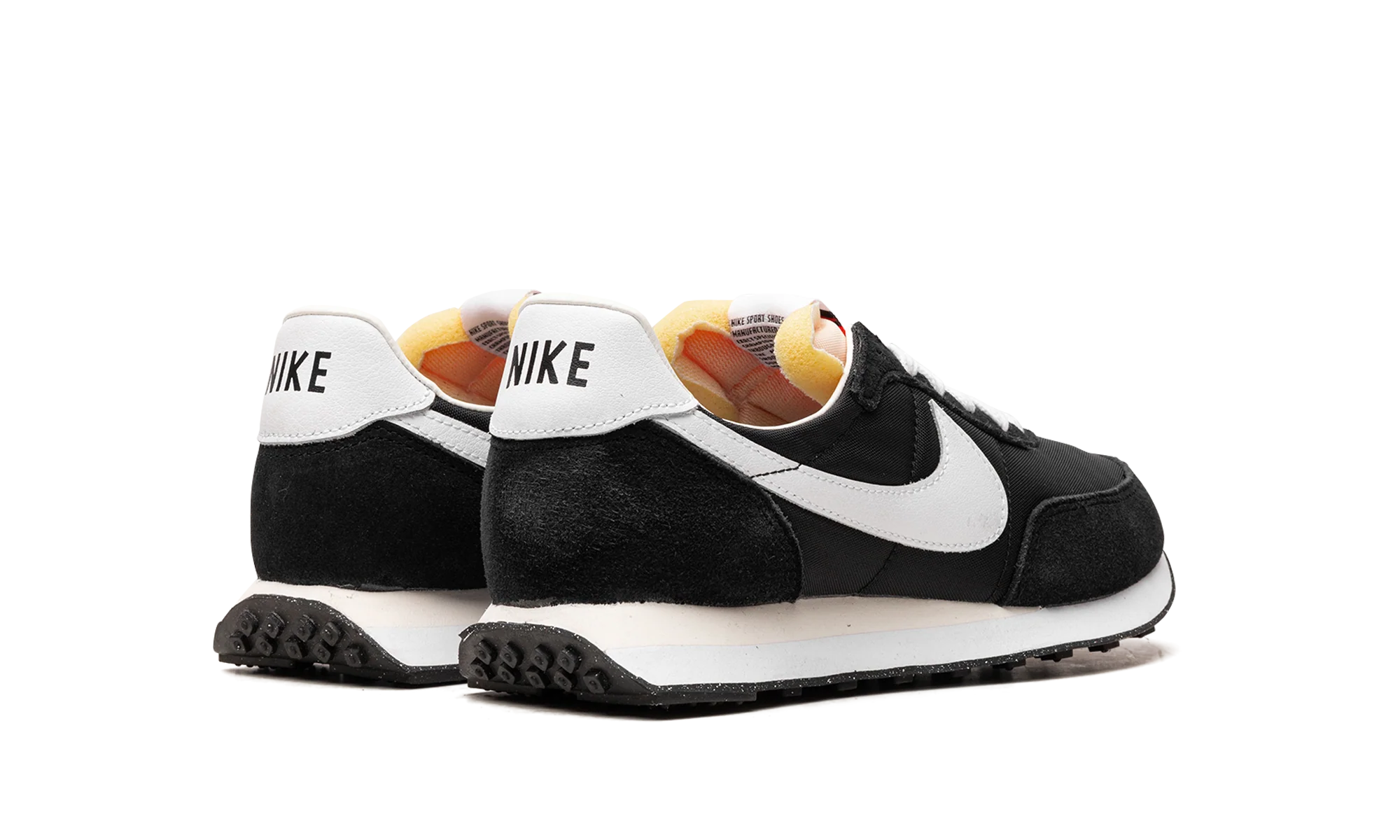 Nike Waffle Trainer 2 GS "Black White" DC6477 001 - Image 3