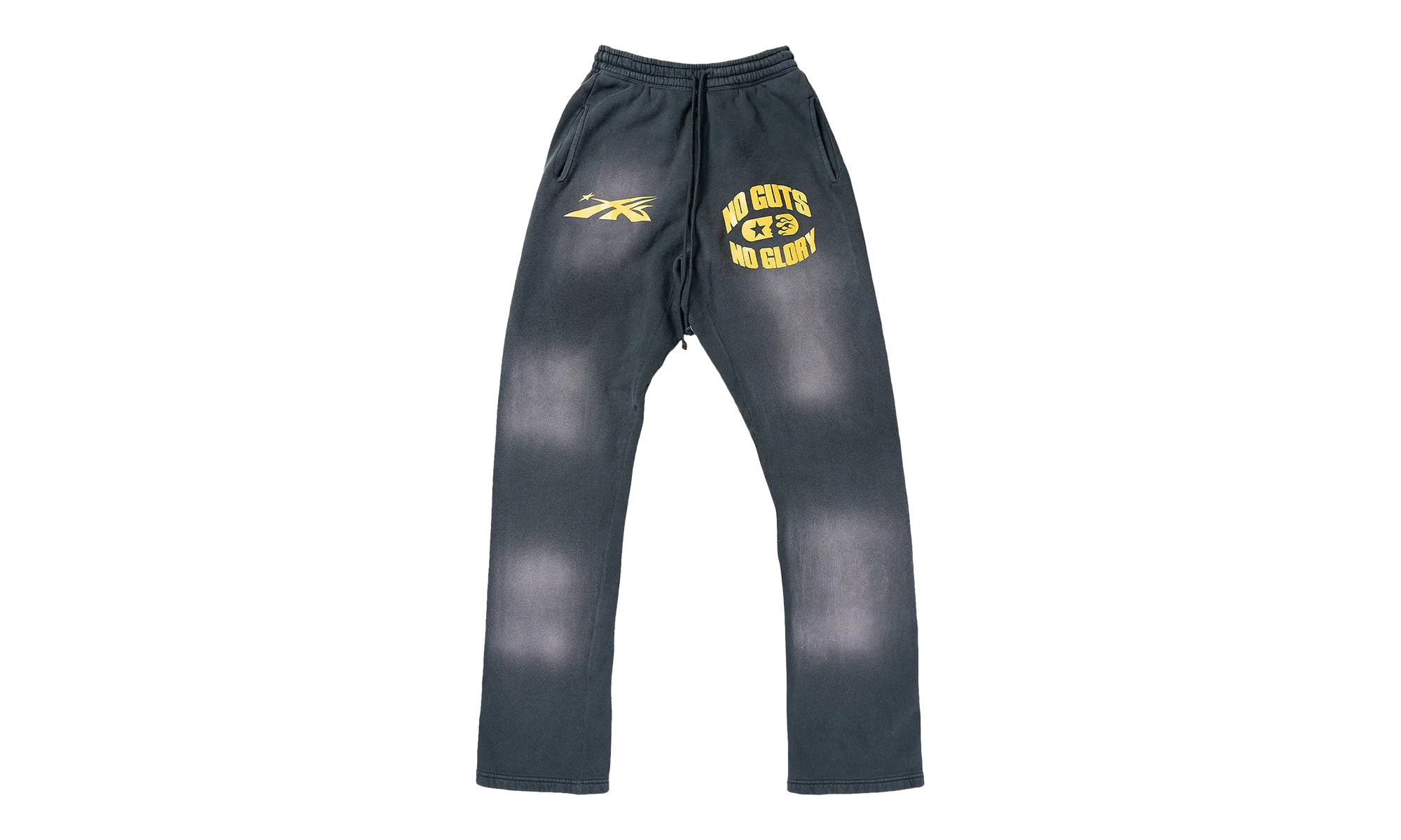 No Guts No Glory Flare Bottom Sweatpants "Midnight Dye Black" HSR088