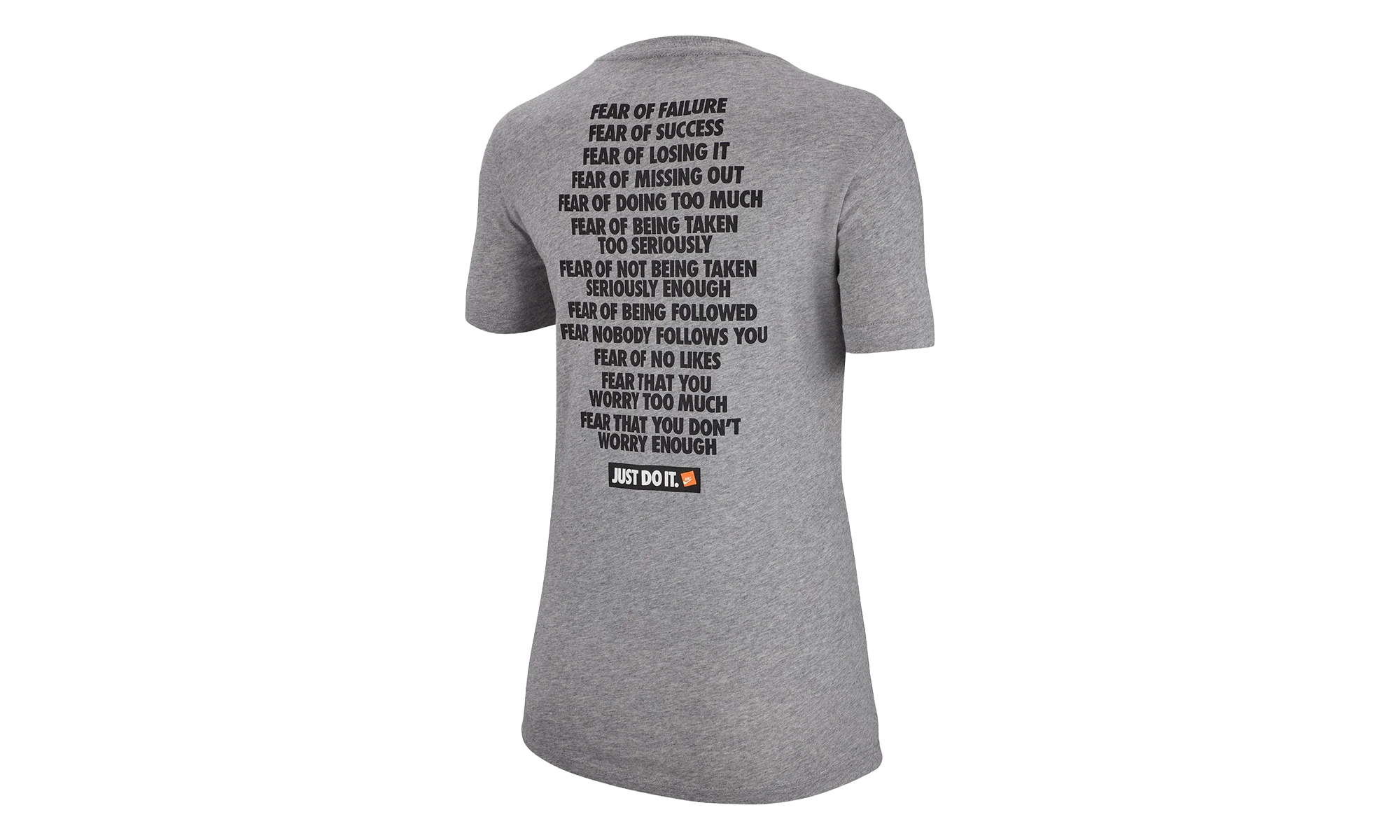 NSW Just Do It T Shirt WMNS "Grey" AR3894 063 - Image 2