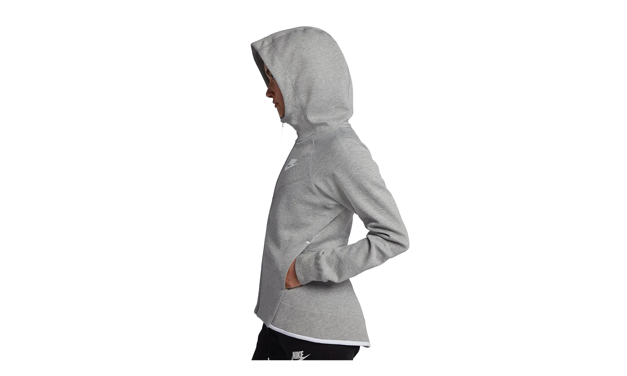 NSW Tech Fleece F/Z Windrunner Women’s Hoodie "Desert Sand" 930759 008 - Image 2