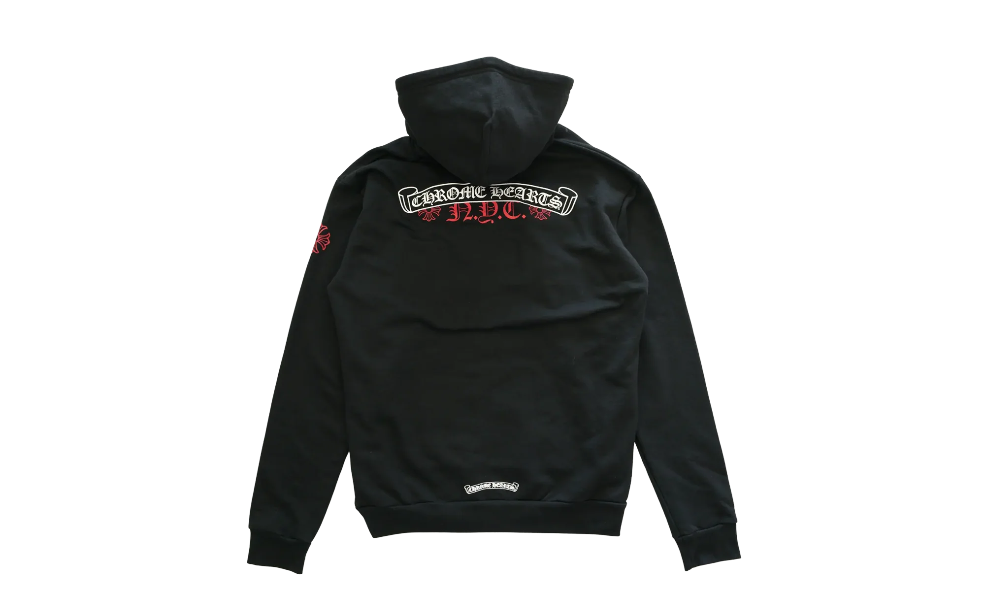 NYC Scroll Zip Up Hoodie "Black" CHRM0537 - Image 2