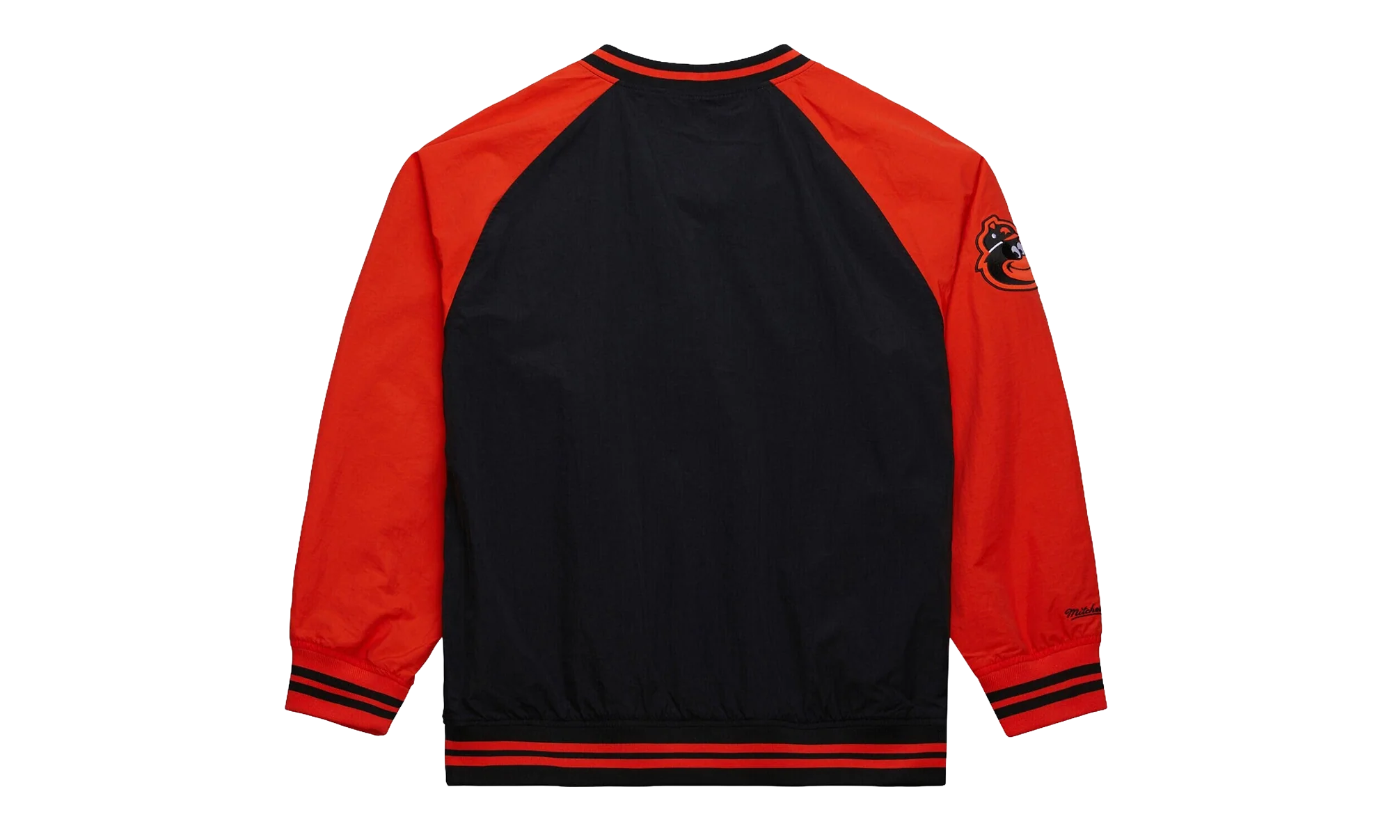 Nylon Pullover Jacket Vintage Logo "MLB Orioles" JK9272 BORBLCK - Image 2