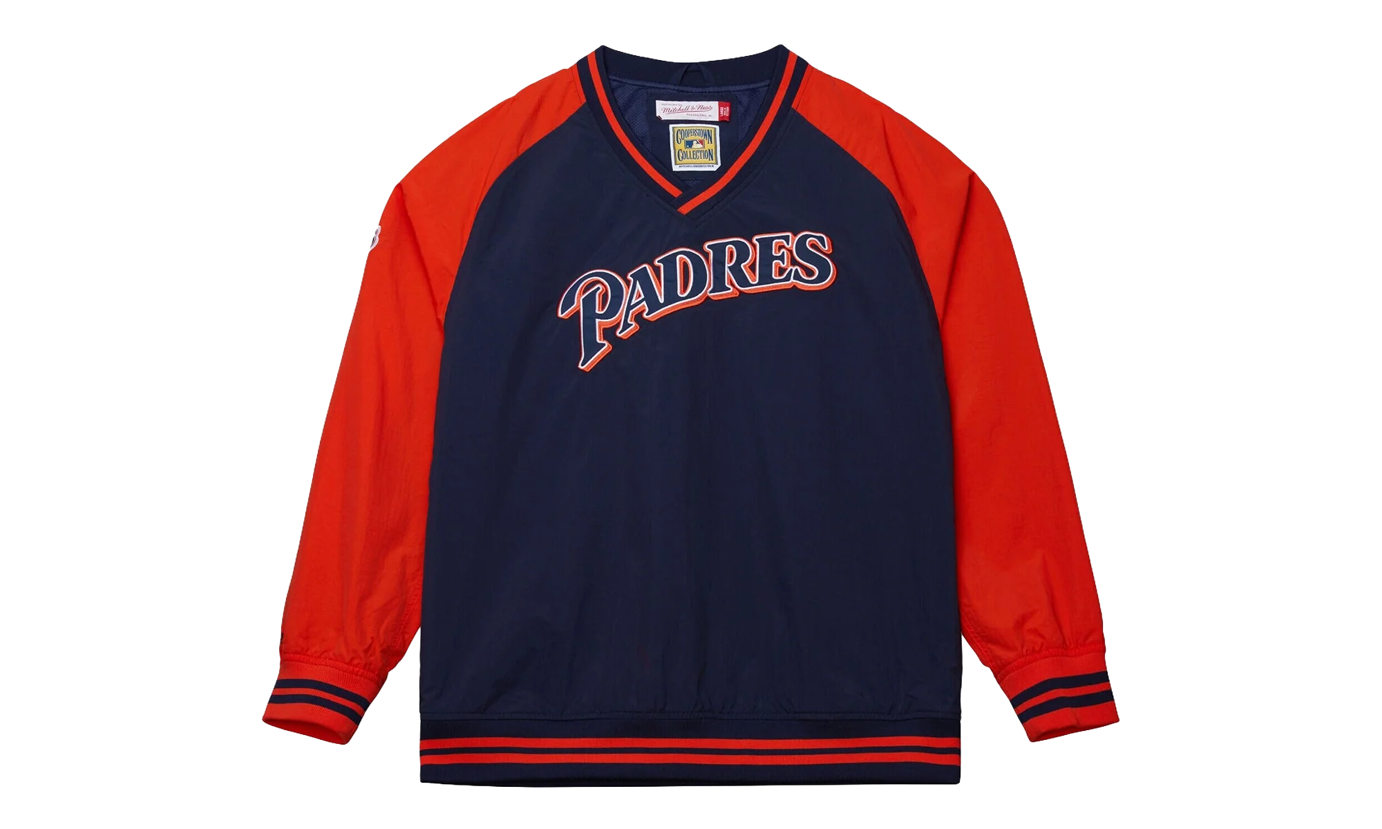 Nylon Pullover Jacket Vintage Logo "MLB Padres" JK9272 SDPNAVY