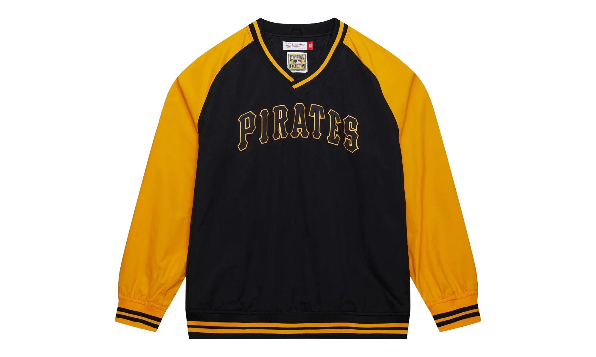 Nylon Pullover Jacket Vintage Logo "MLB Pirates" JK9272 PPIBLCK