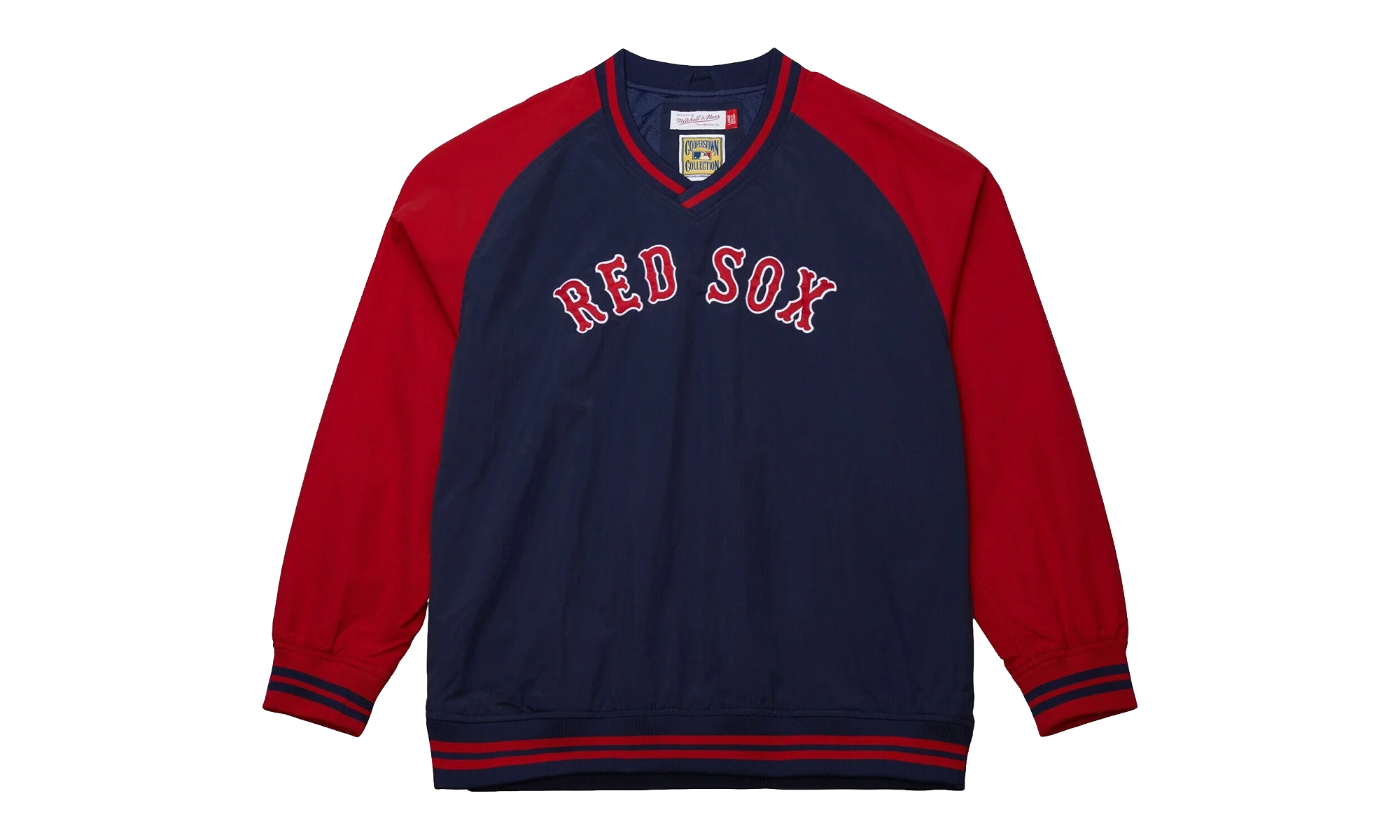 Nylon Pullover Jacket Vintage Logo "MLB Red Sox" JK9272 BRSNAVY