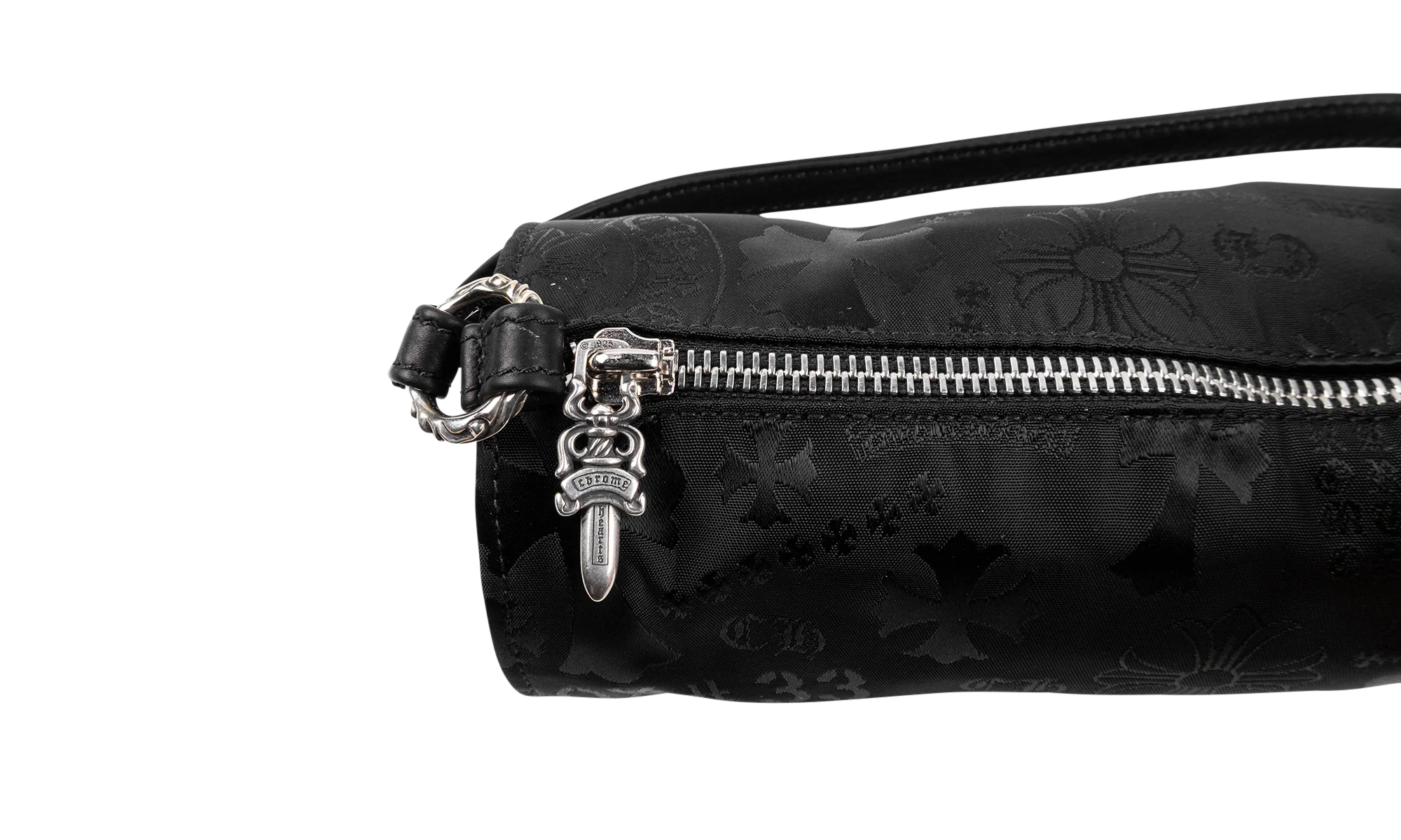 Nylon Stencil Mini Handbag "Black" CHRM0396 - Image 3