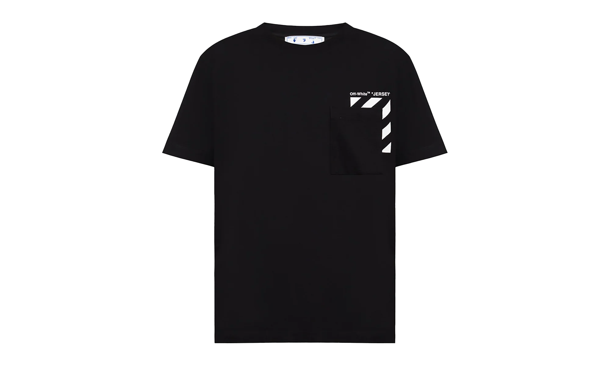 OFF-WHITE Pocket Slim S/S T-Shirt "Black / White" QY05FPDW