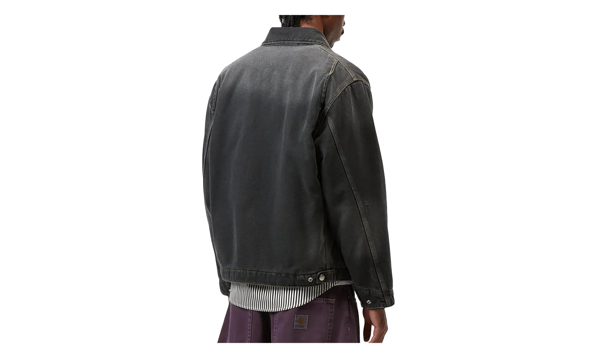OG Detroit Jacket Denim "Black (Grind Wash)" I036259 89 B7 - Image 2