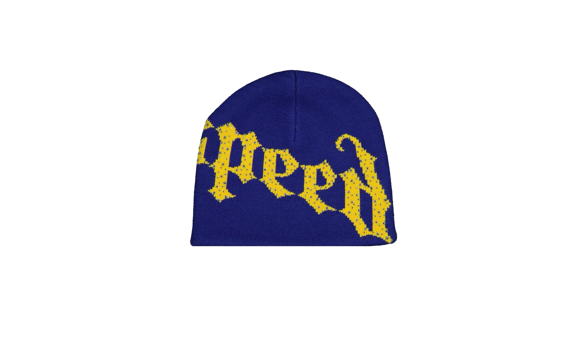 OG Logo Studded Beanie "Blue / Yellow" ZD8ISH5W - Image 2