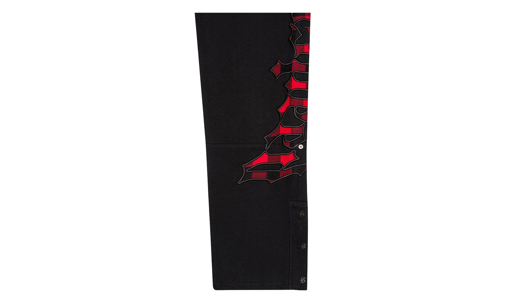 OG Logo Sweatpant "Black Red Plaid" GS095 - Image 2