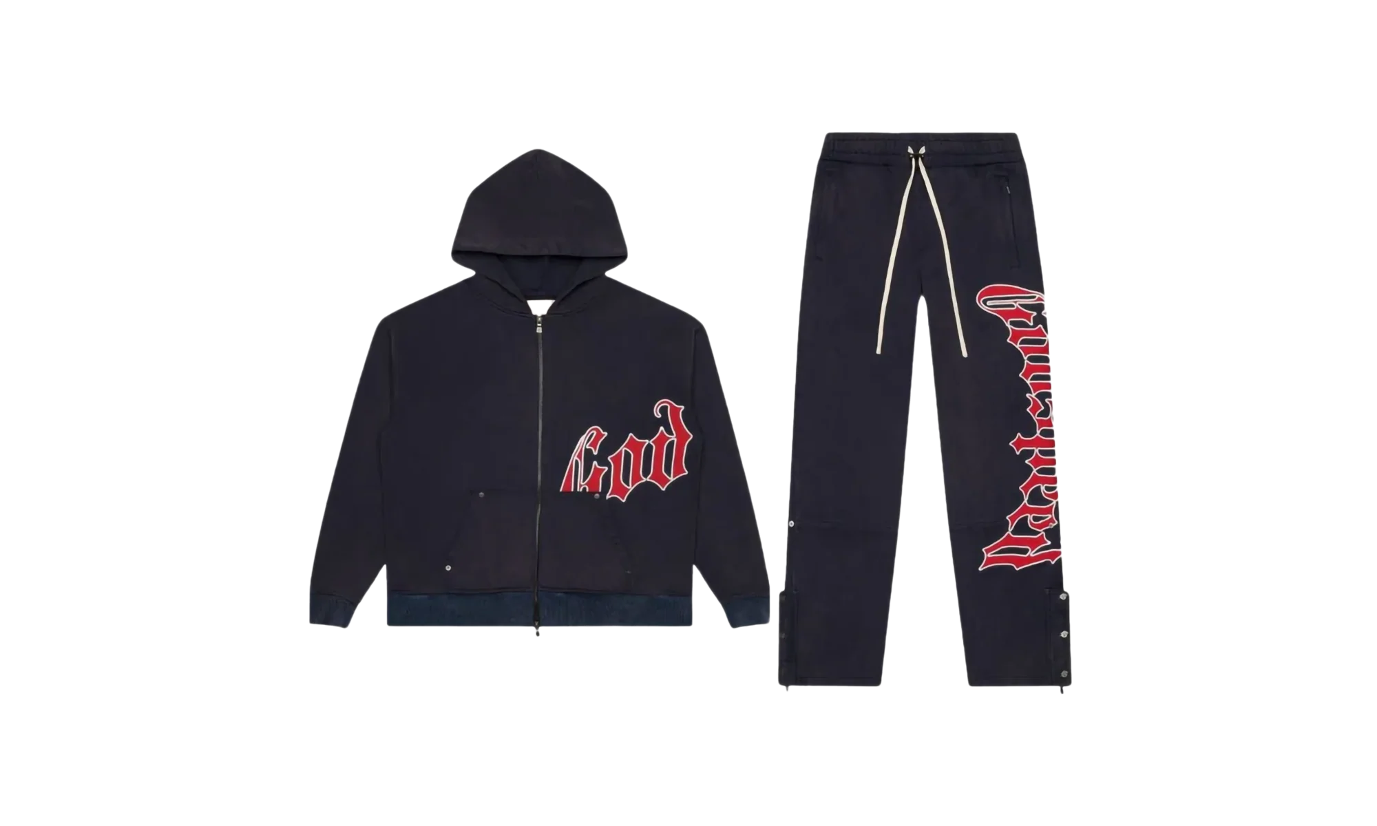 OG Logo Sweatsuit V2 "Navy" OSTG GODGODS 6N93