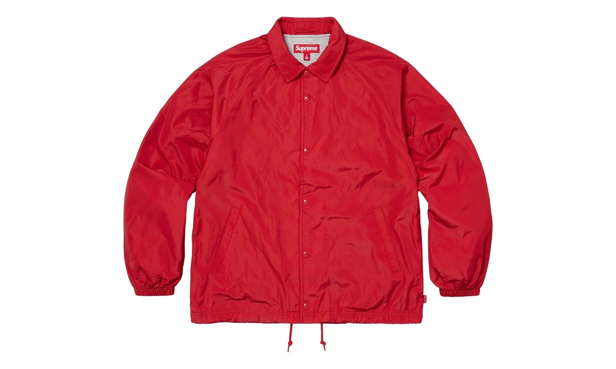 Old English Arc Coaches Jacket "FW25 - Red" SU26628 - Image 2