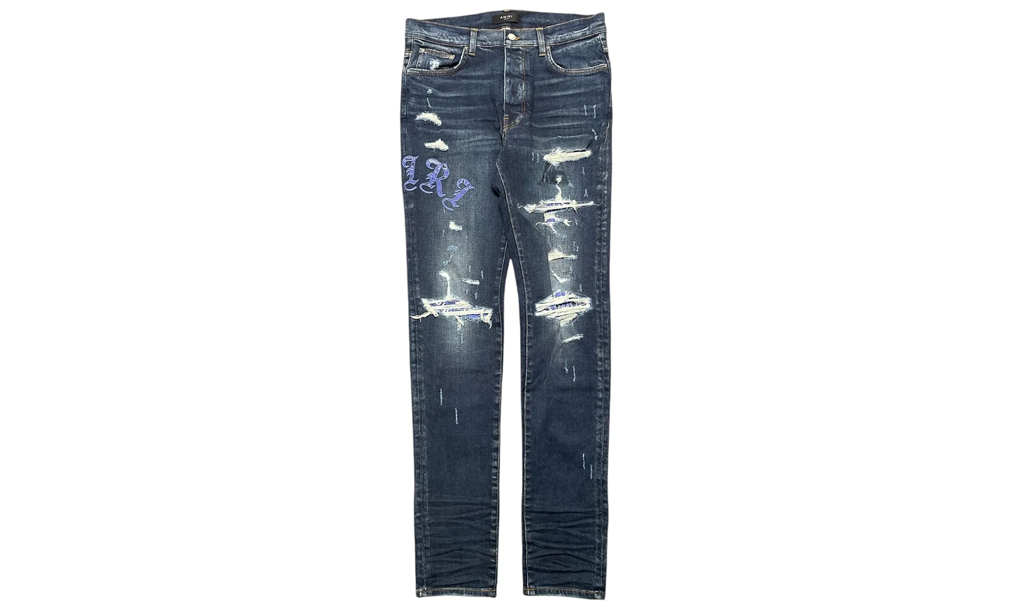 Old English Logo Bandana Patch Jeans "Deep Classic Indigo Multi" PS22MDS148 403