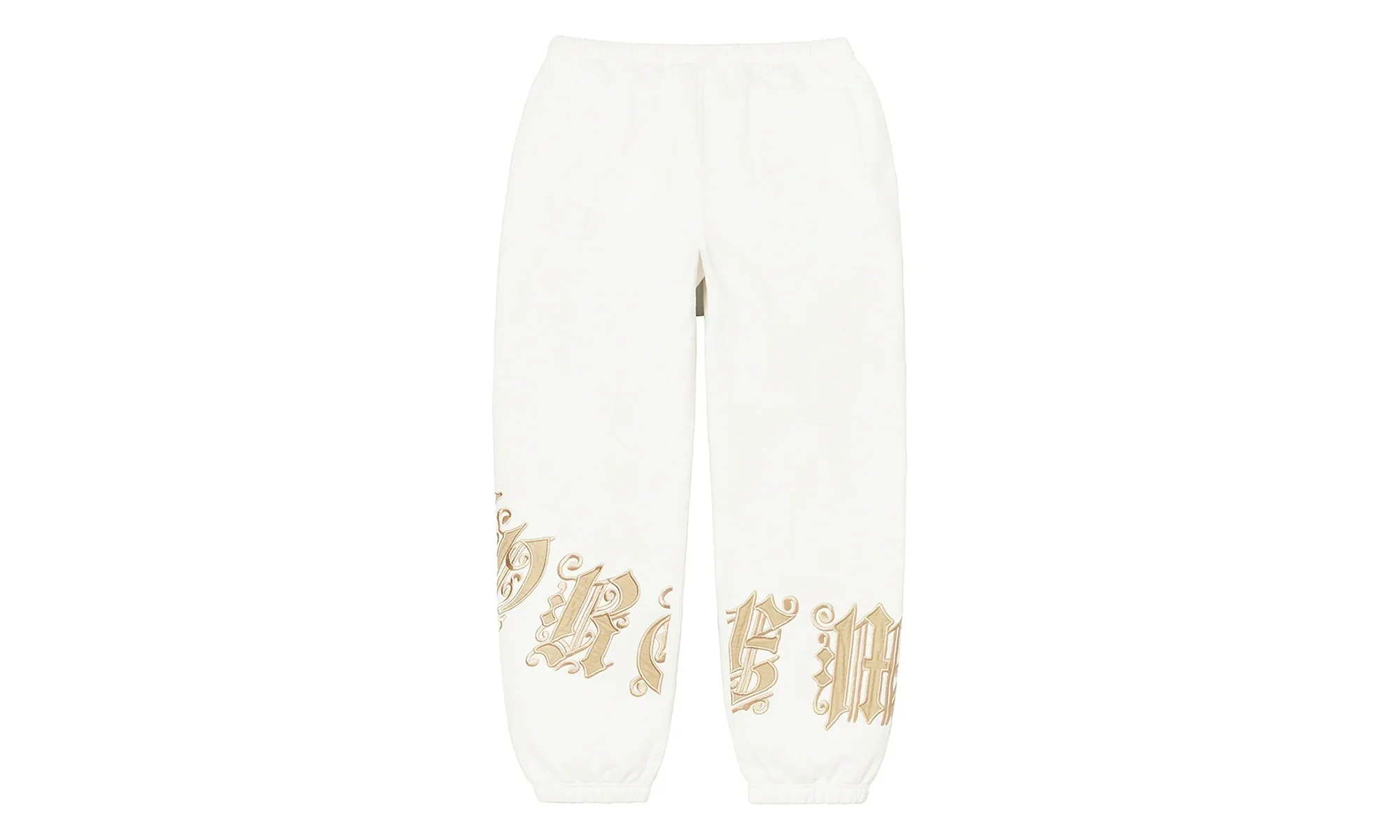 Old English Wrap Sweatpants "SS21 - White" SU26683 - Image 2