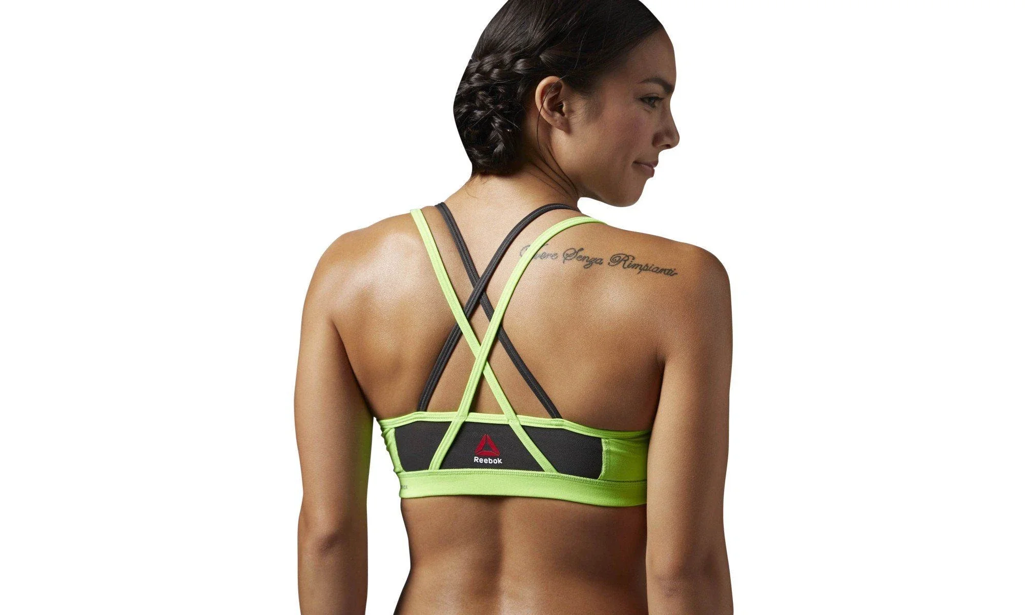One Series OS Short Bra WMNS "Safety Green" AI1622 - Image 2