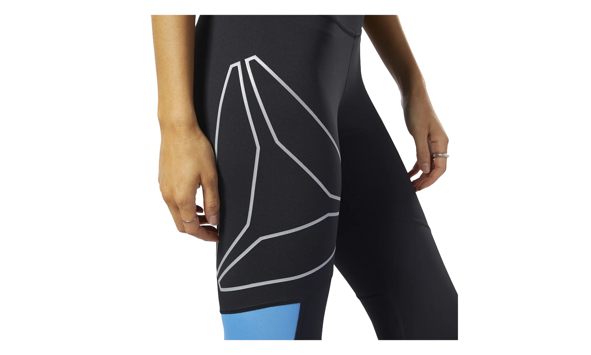 One Series Running Delta Tights WMNS "Black" EC2990 - Image 3