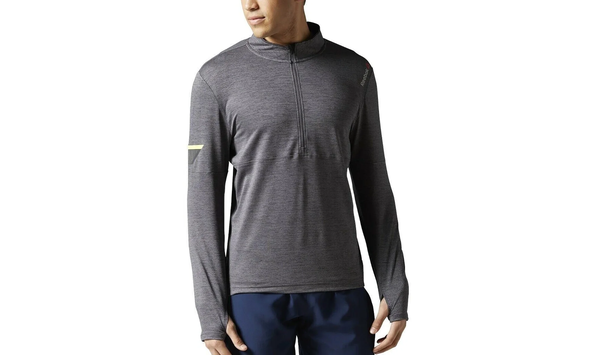 One Series Running Long Sleeve 1/2 Zip "Ash Grey" AX9353