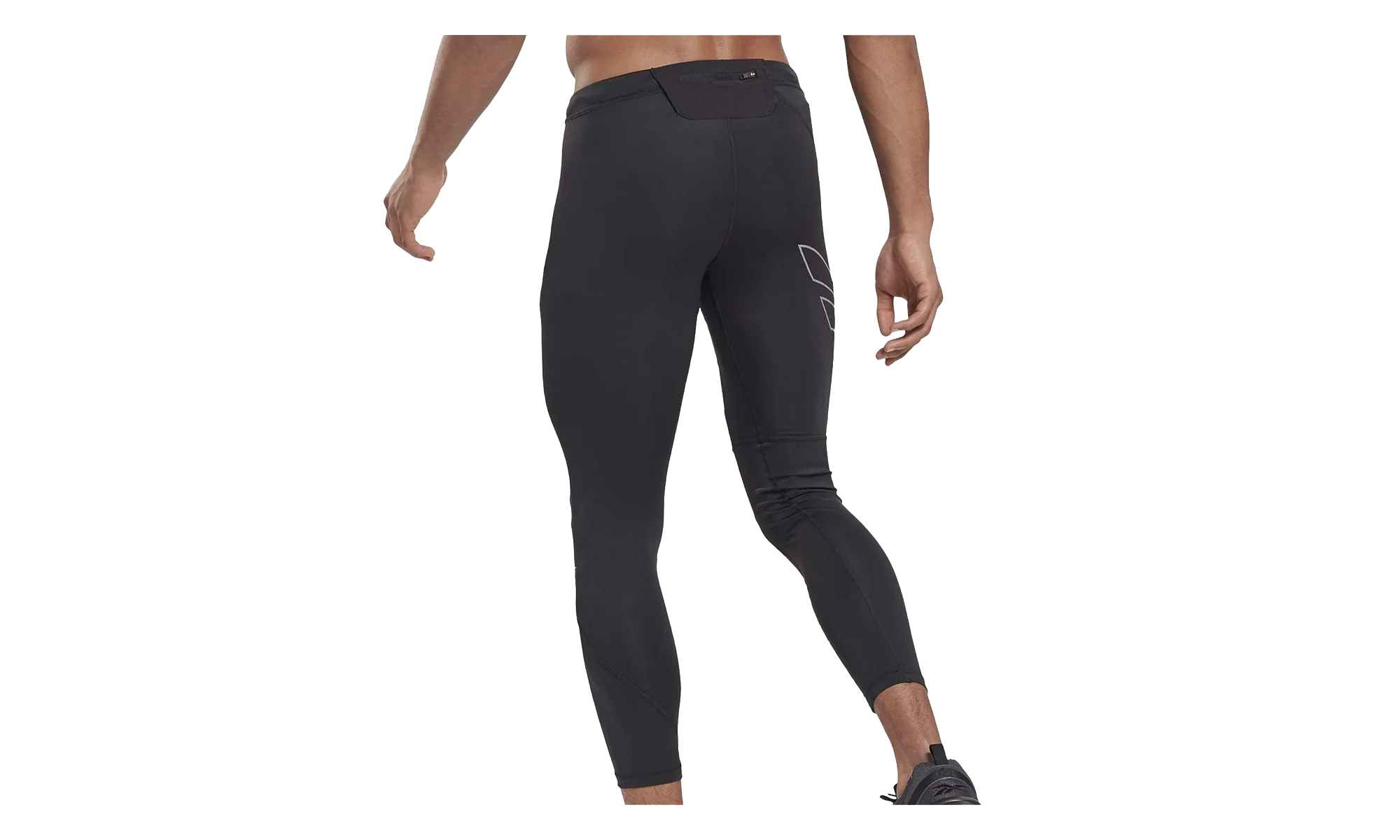 One Series Running Reflective Tights "Black" FK6574 - Image 2