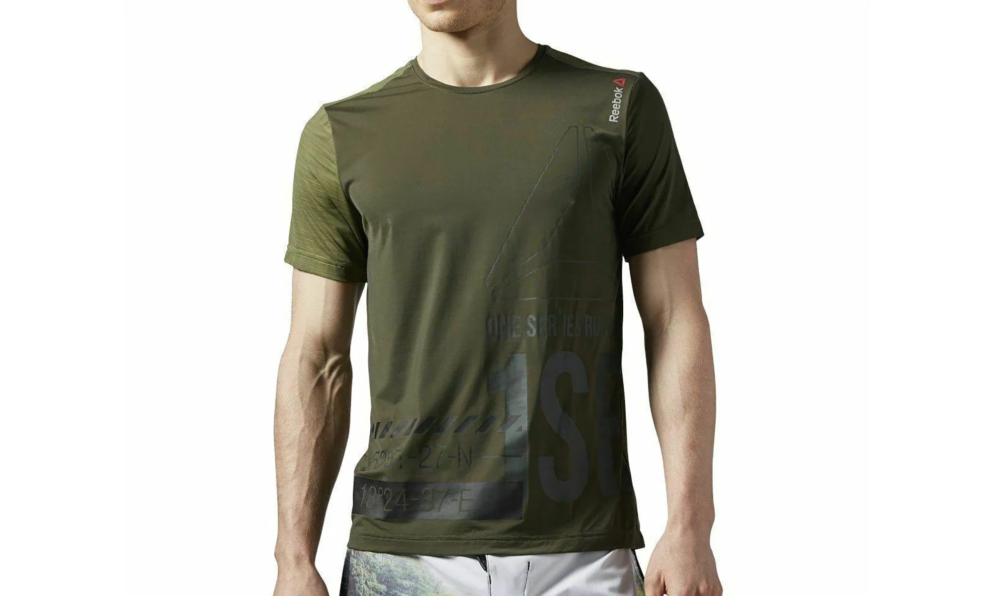 One Series Running Shortsleeve ActivChill Tee "Poppy Green" S94224