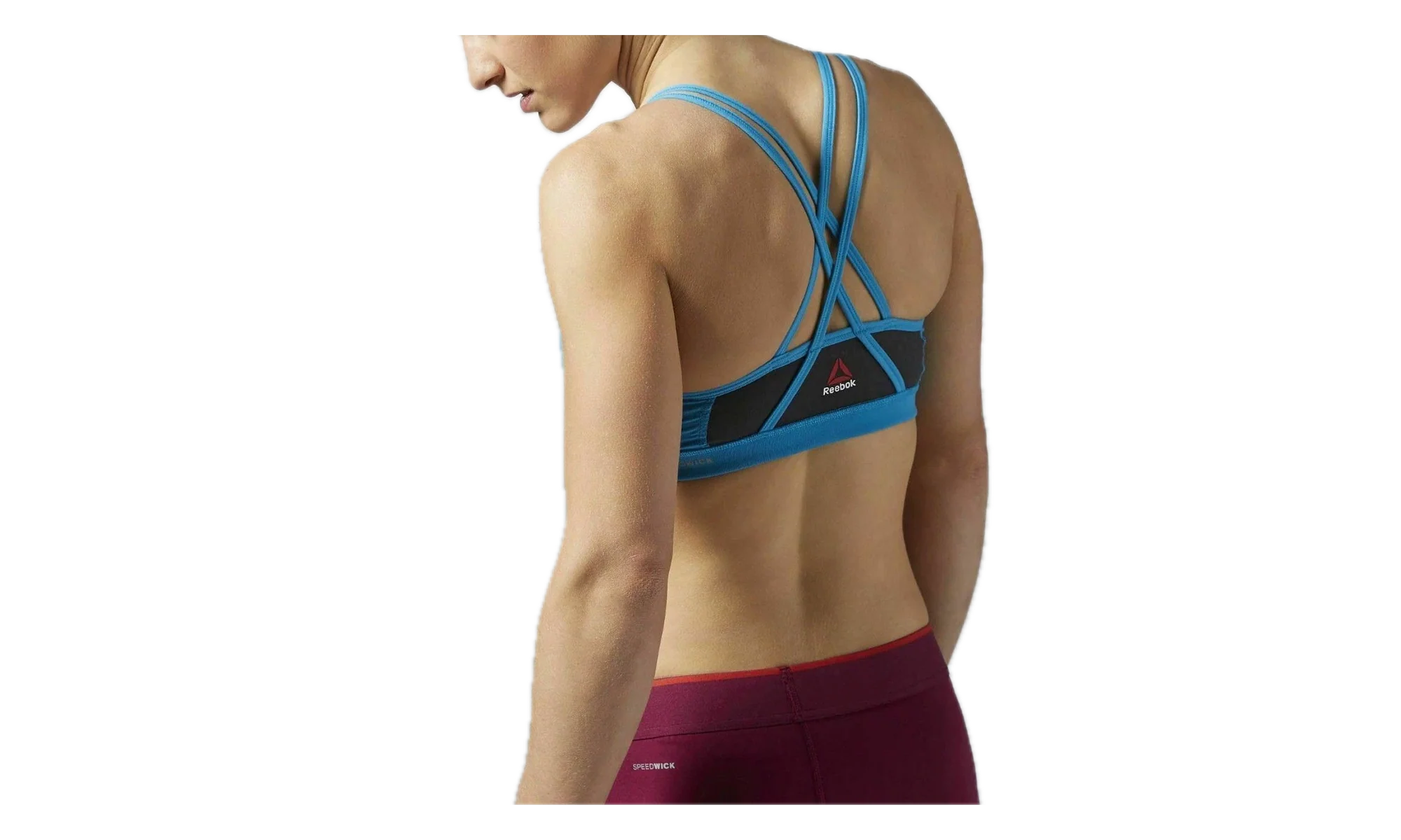 One Series Short Bra WMNS "Wild Blue" AX9085 - Image 2