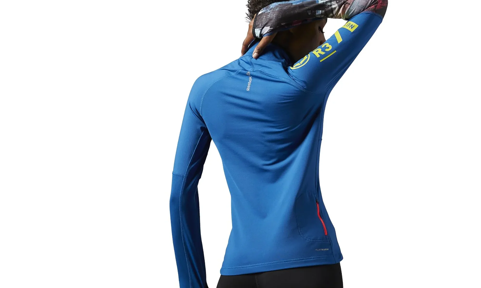 One Series Waterproof Softshell 1/4 Zip WMNS "Harmony Blue" AB9286 - Image 2