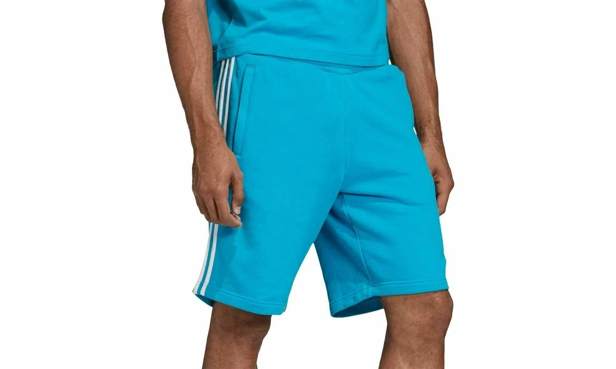Originals 3-Stripe Shorts "Shock Cyan" ED4906