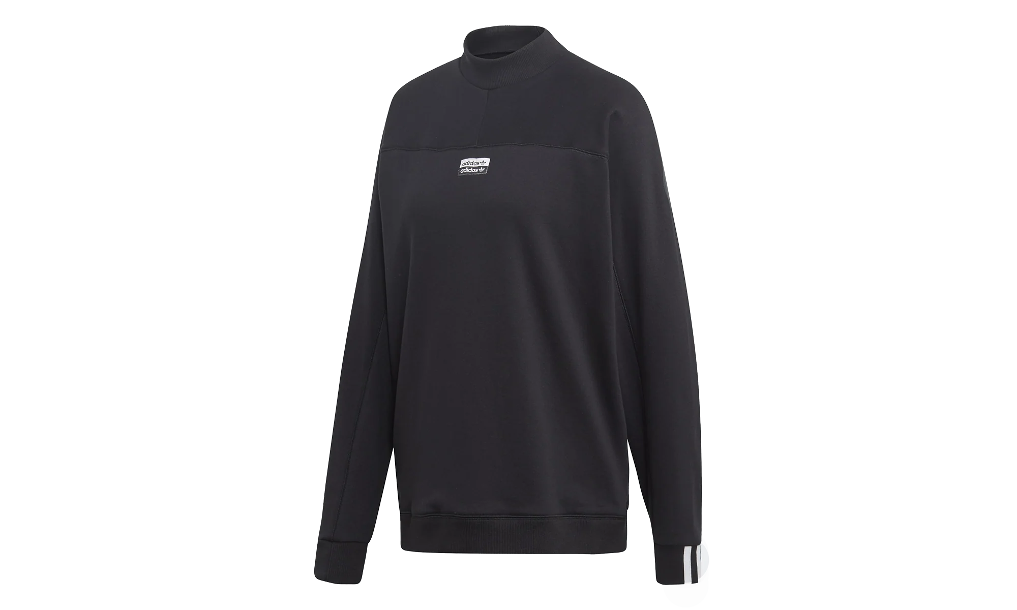 Originals 3 Stripe Sweatshirt WMNS "Black" FI1480