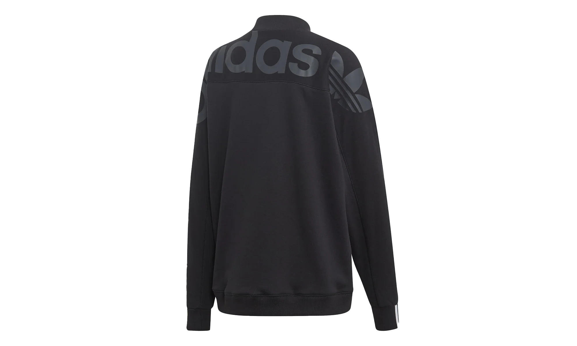 Originals 3 Stripe Sweatshirt WMNS "Black" FI1480 - Image 2