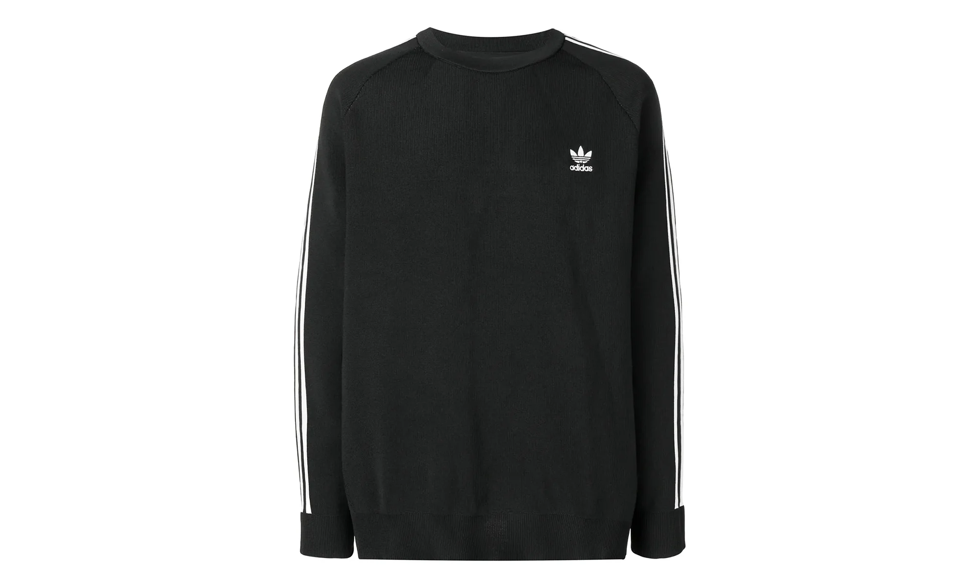 Originals 3 Stripes Knit Crew "Black / White" DH5754
