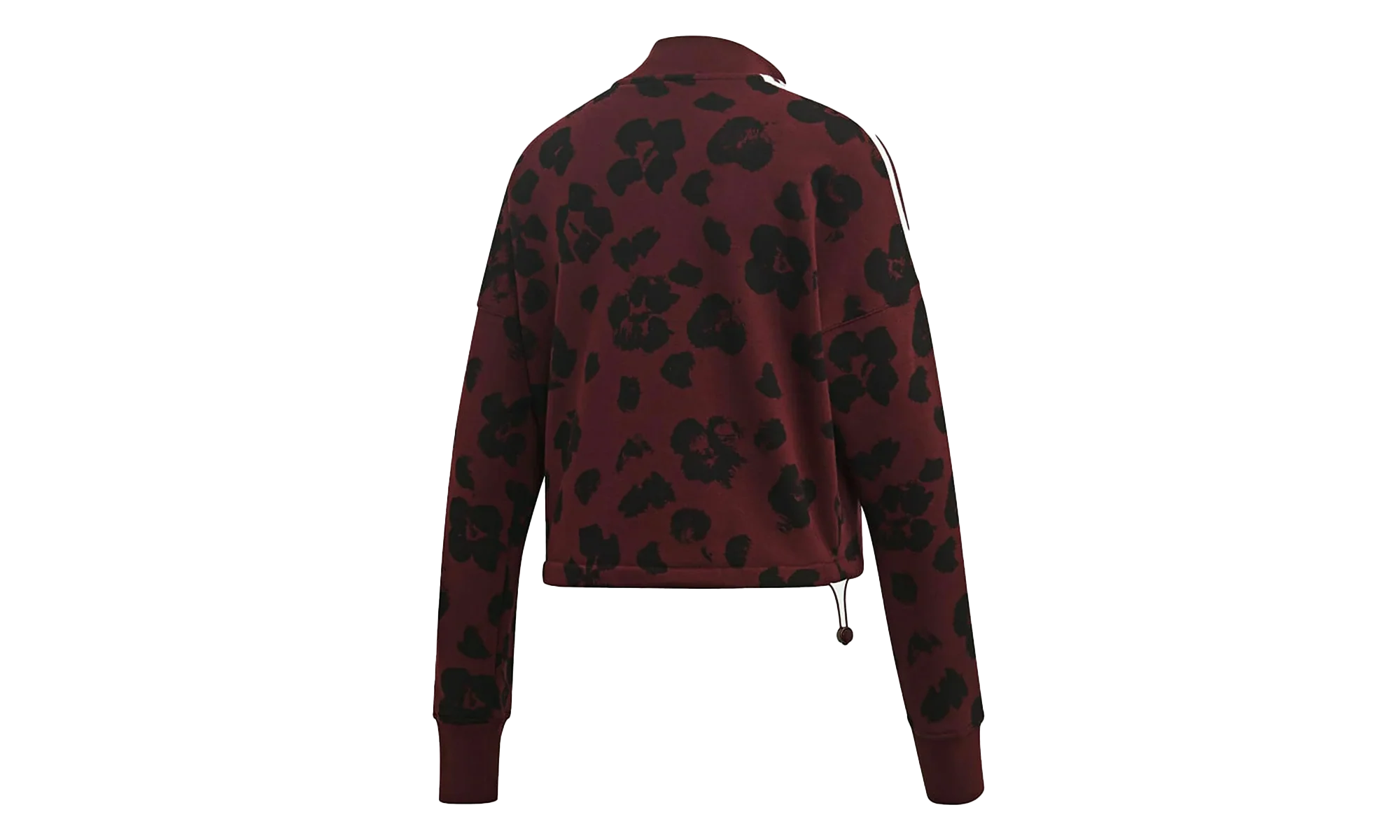 Originals Bellista Allover Print Sweatshirt WMNS "Maroon / Black" EC1900 - Image 2