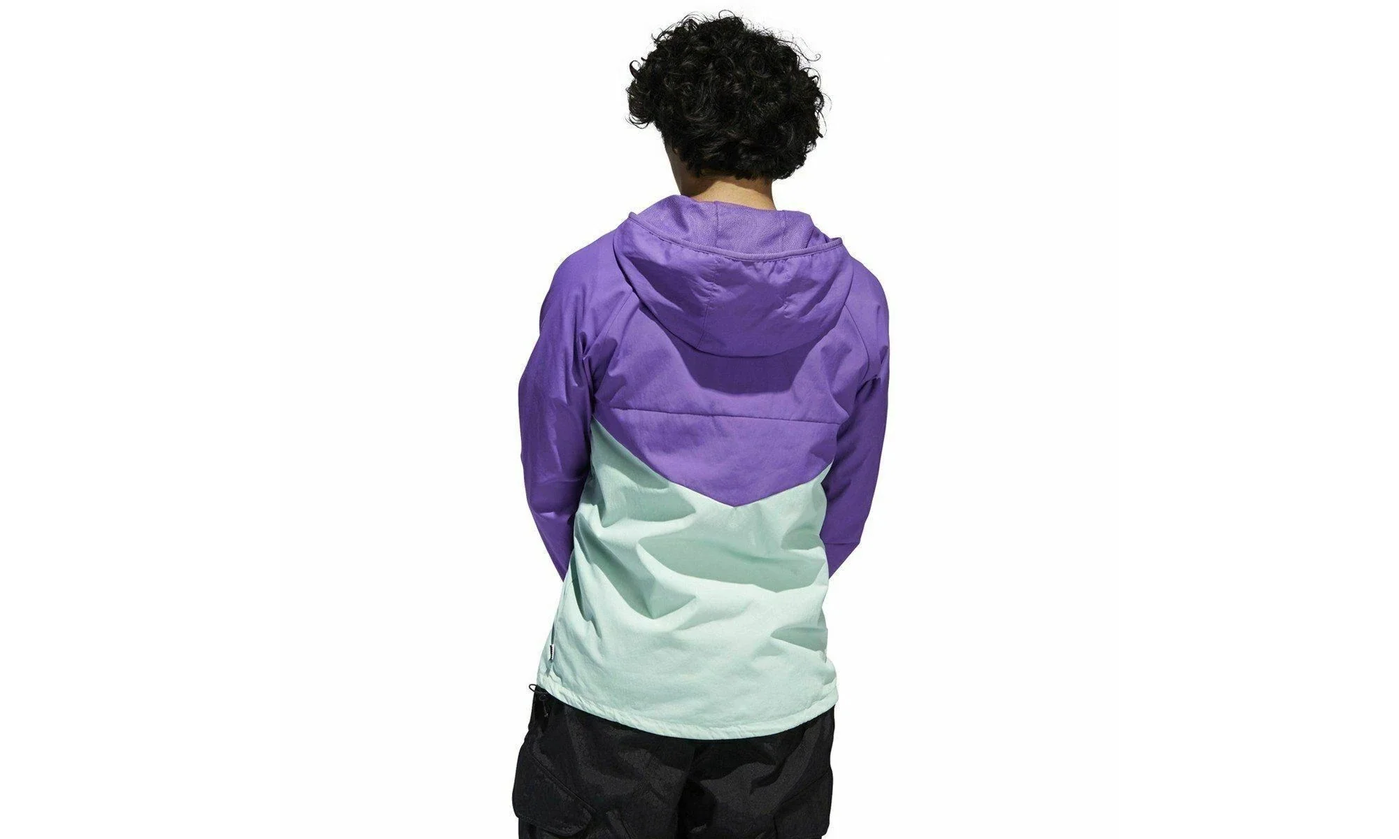 Originals Dekum Packable Wind Jacket "Active Purple / Clear Mint" DV2089 - Image 2