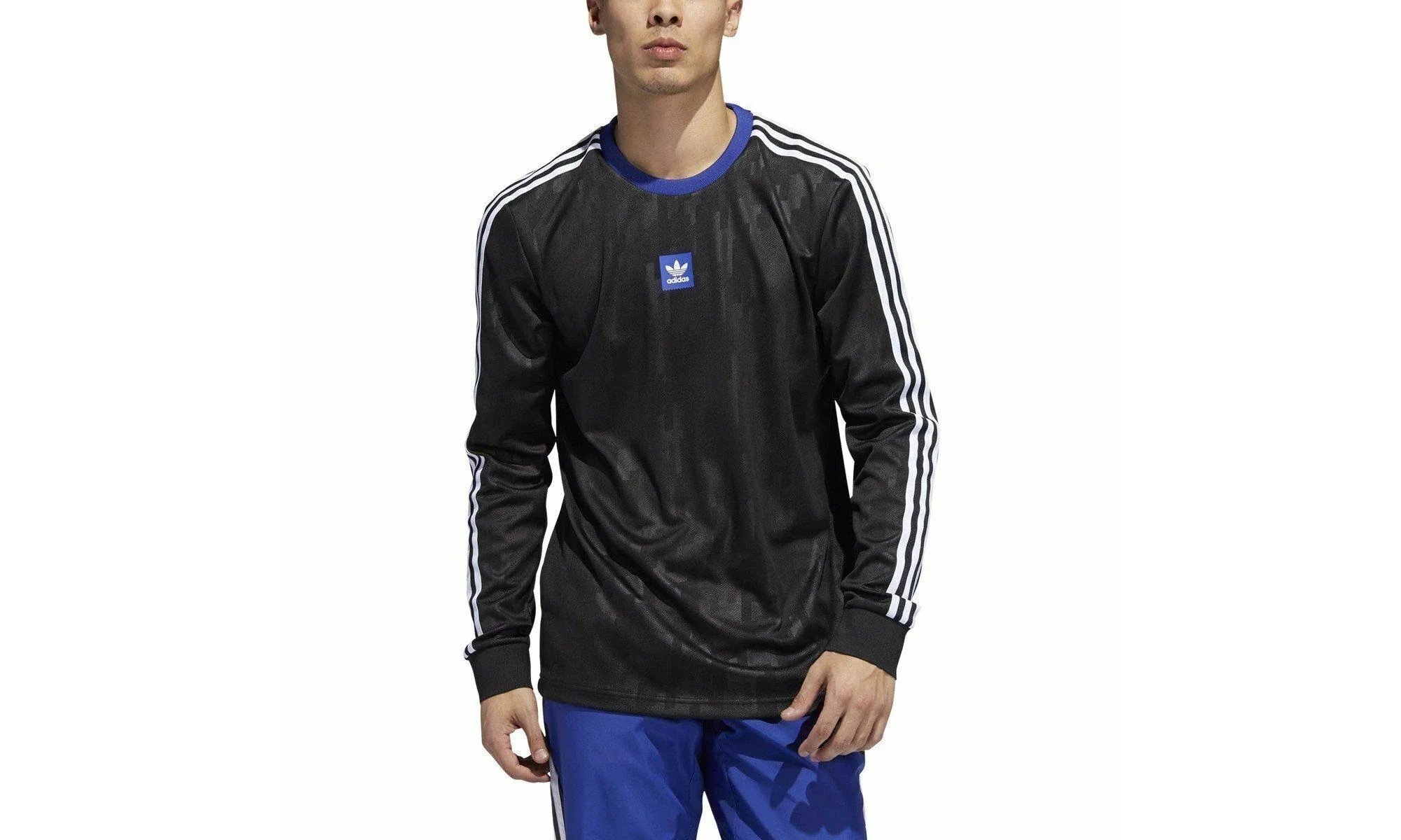 Originals Dodson Jersey "Black / Active Blue / White" DU3928