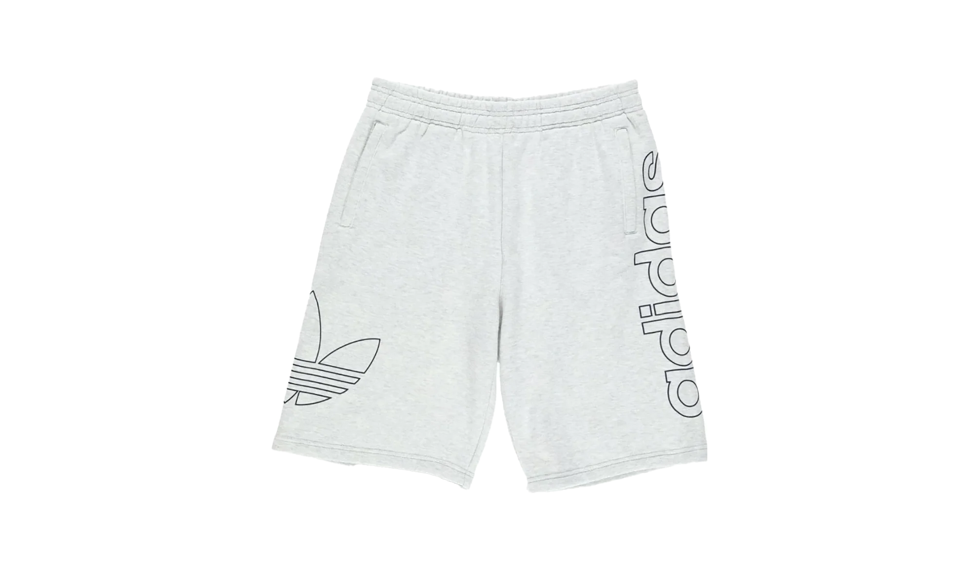 Originals French Terry Outline Short "Light Grey Heather / Collegiate Navy" DV3272
