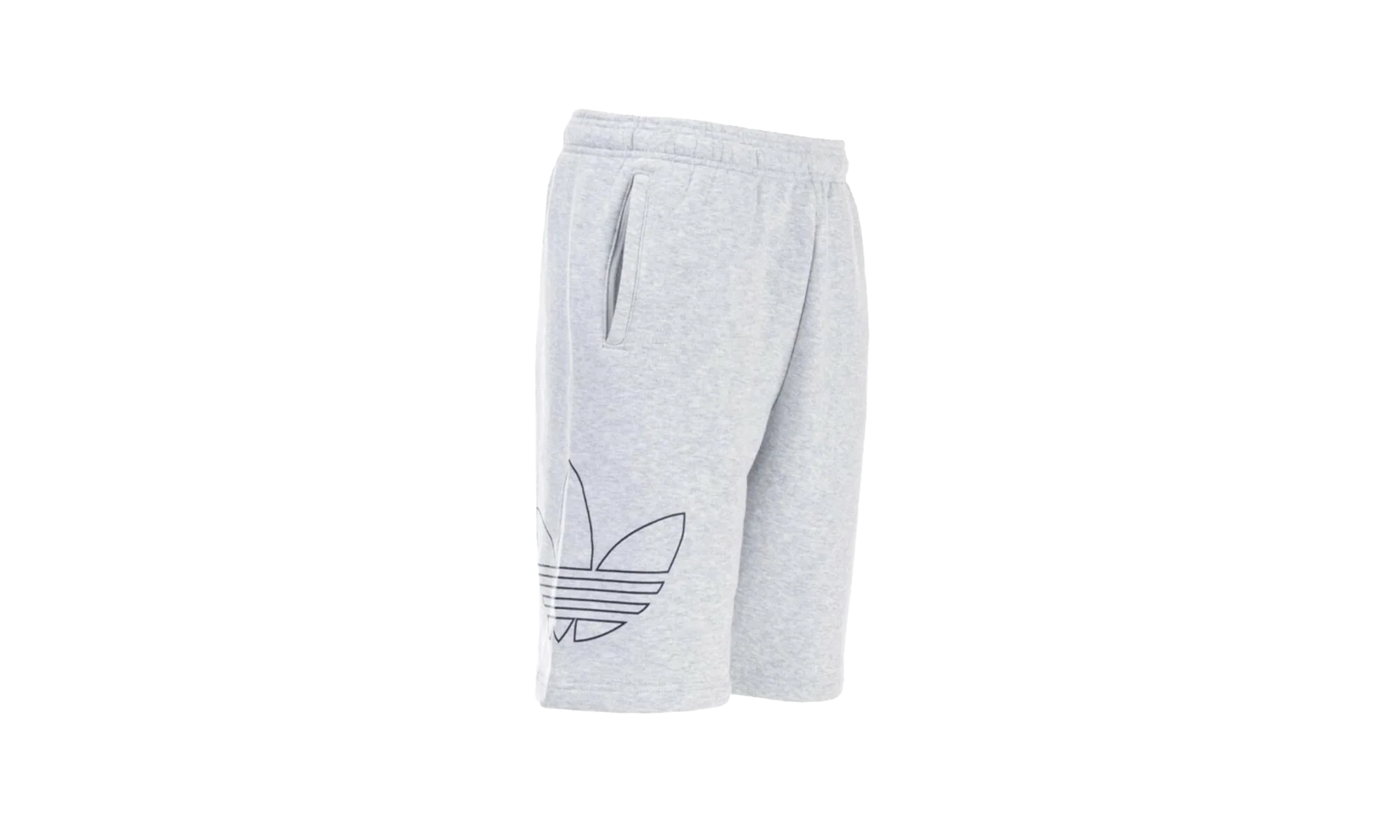 Originals French Terry Outline Short "Light Grey Heather / Collegiate Navy" DV3272 - Image 2