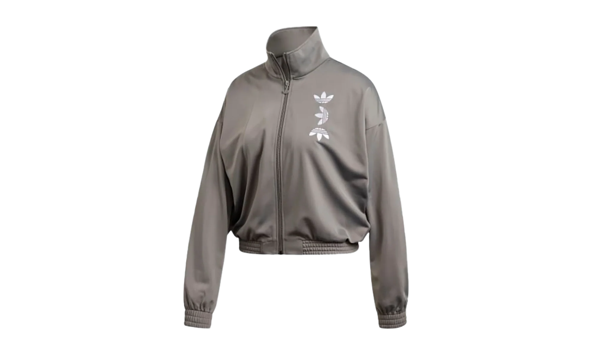 Originals Large Logo Track Jacket WMNS "Charcoal Solid Grey / White" FS7219