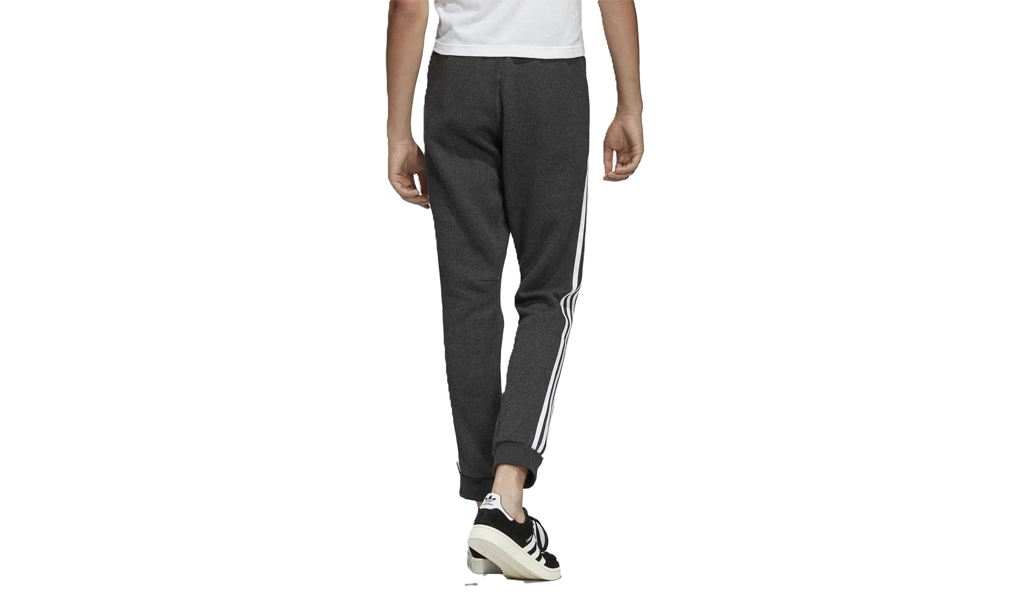 Originals Linear Pant "Black Melange / White" DW5889 - Image 2